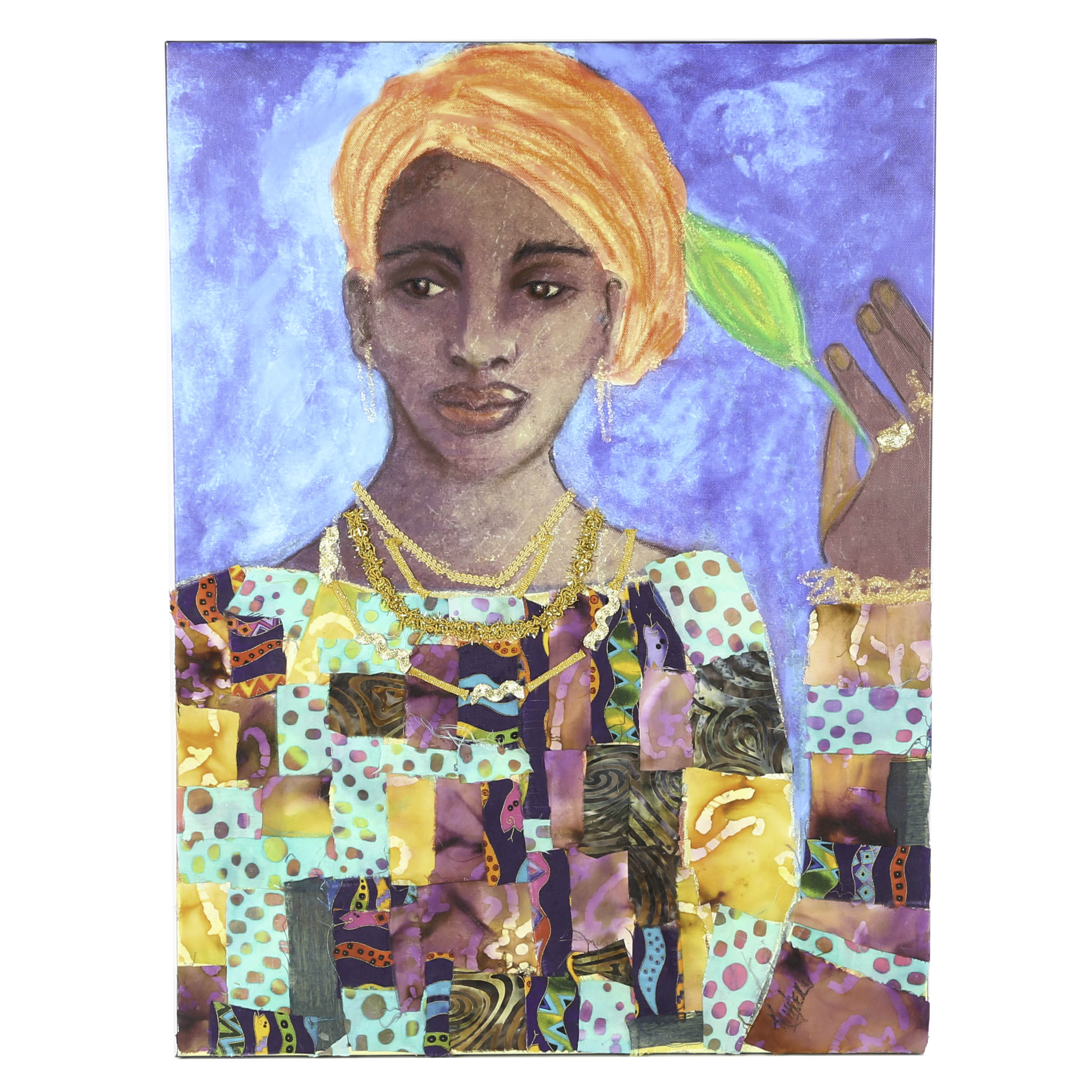 Kimberly Original Tradigital Mixed Media "The Conjure Woman"