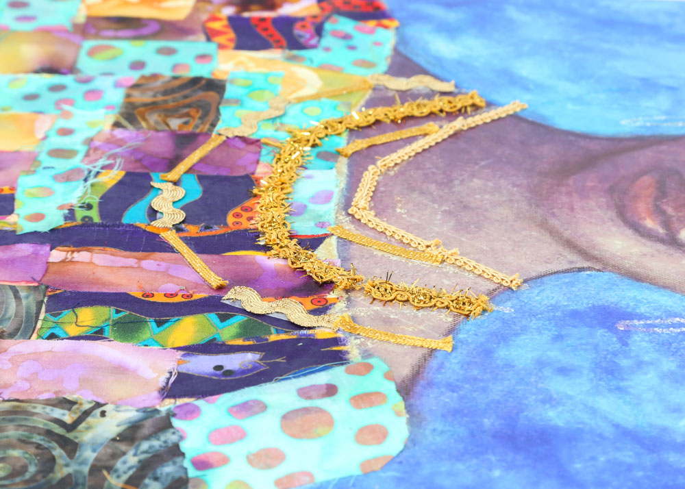 Kimberly Original Tradigital Mixed Media "The Conjure Woman"