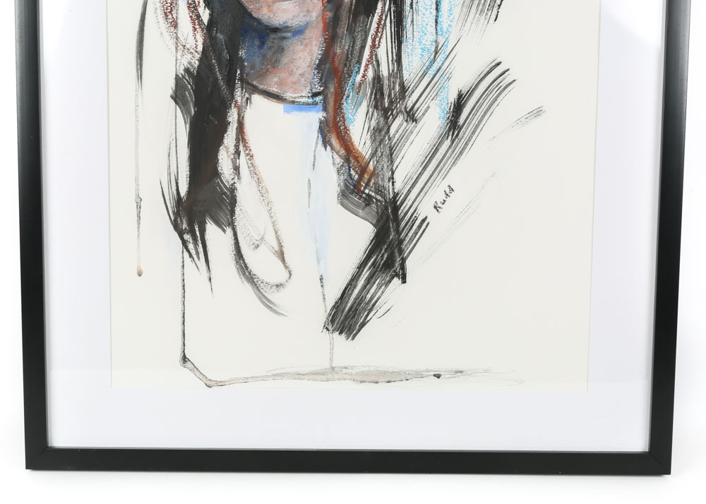 Ann Rudd Acrylic Painting on Paper "Hope"