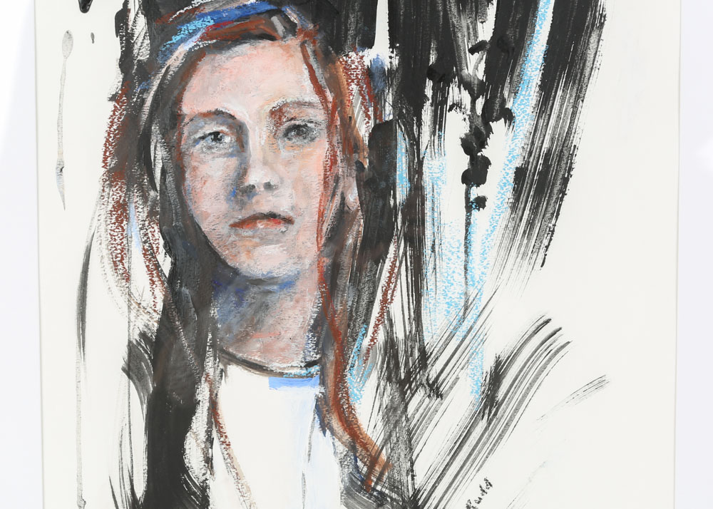 Ann Rudd Acrylic Painting on Paper "Hope"