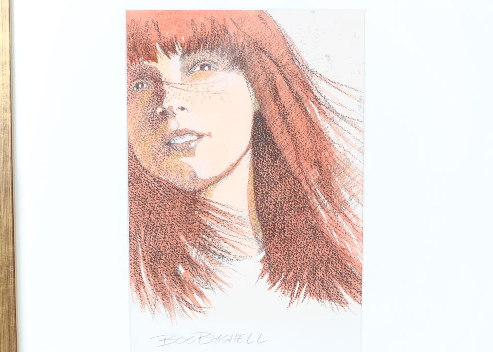 Wil Bosbyshell Mixed Media "Faces"