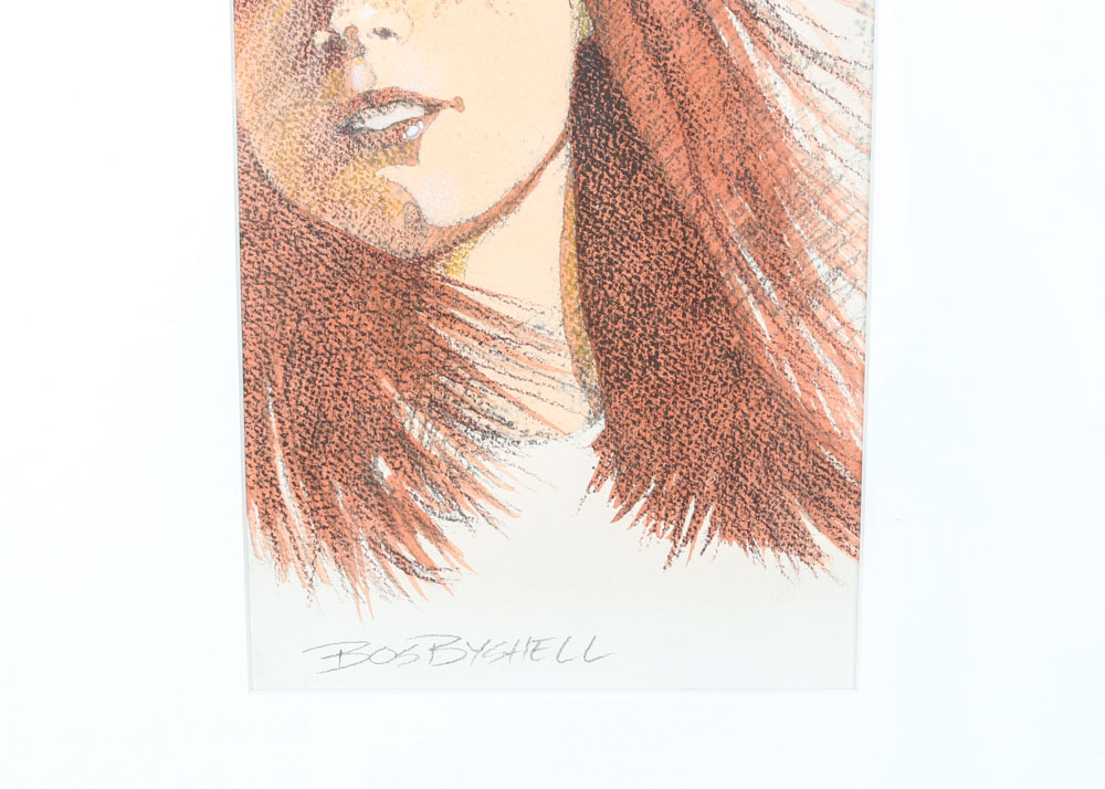 Wil Bosbyshell Mixed Media "Faces"