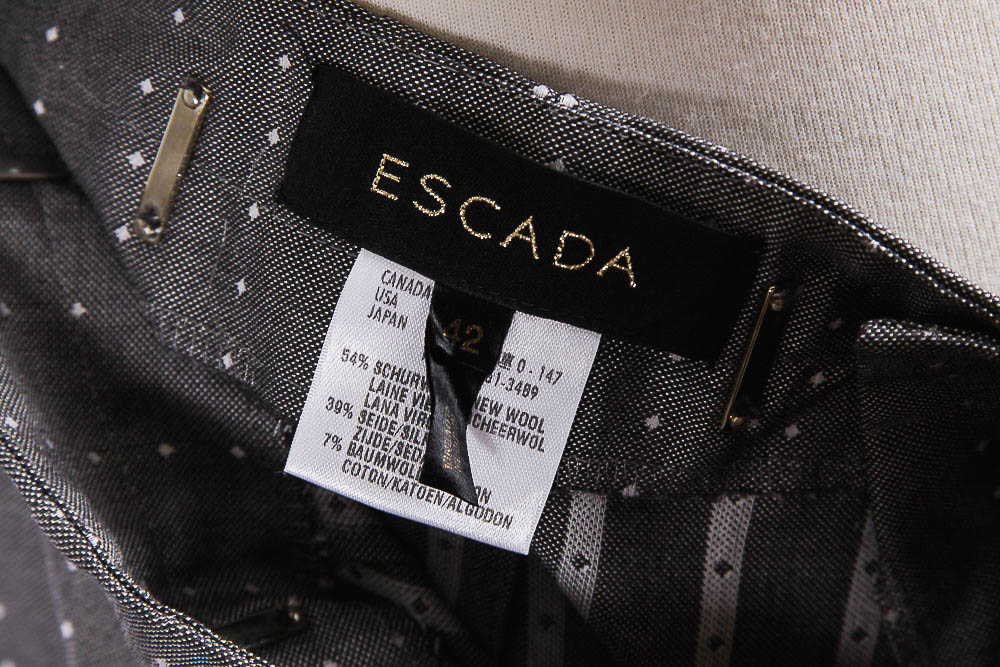Women's Escada Silk and Wool Blend Suit