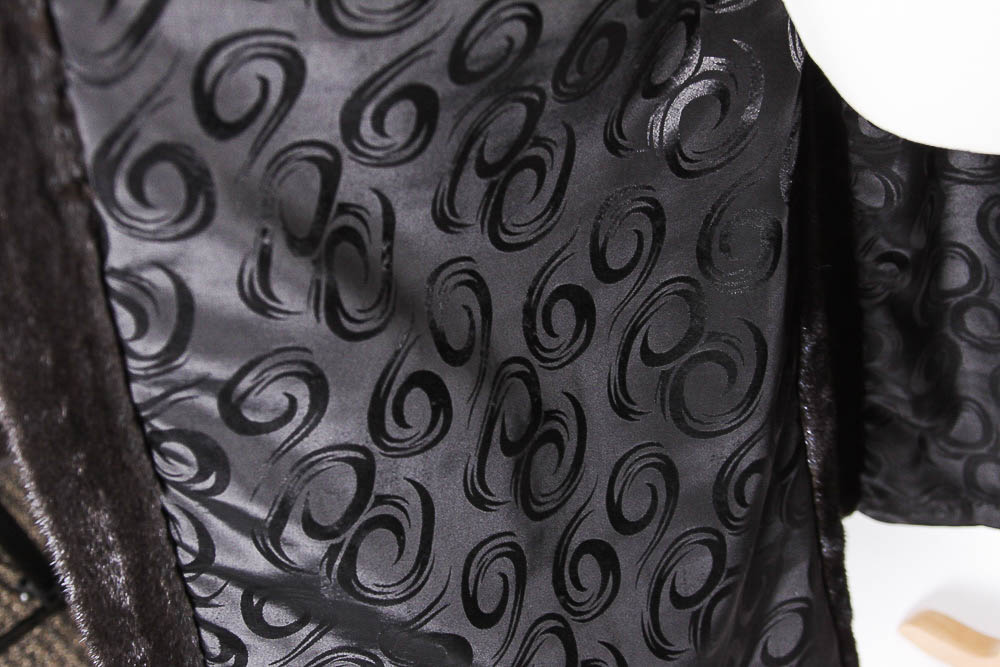 Long Brown Mink Fur Vest