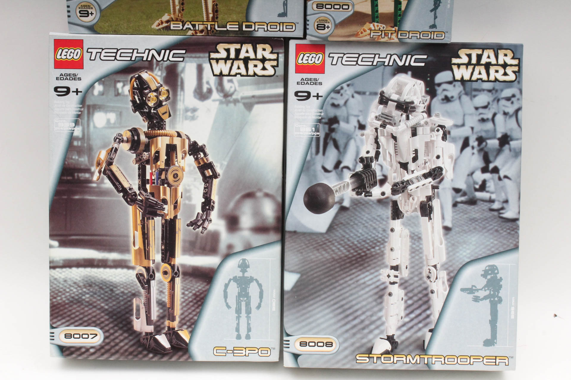 Lego "Star Wars" Four "Technic" Kits