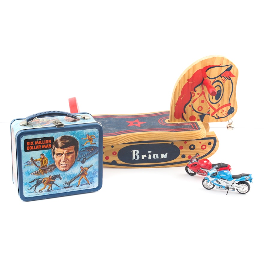 Vintage Collectibles Featuring "The Six Million Dollar Man" Lunchbox