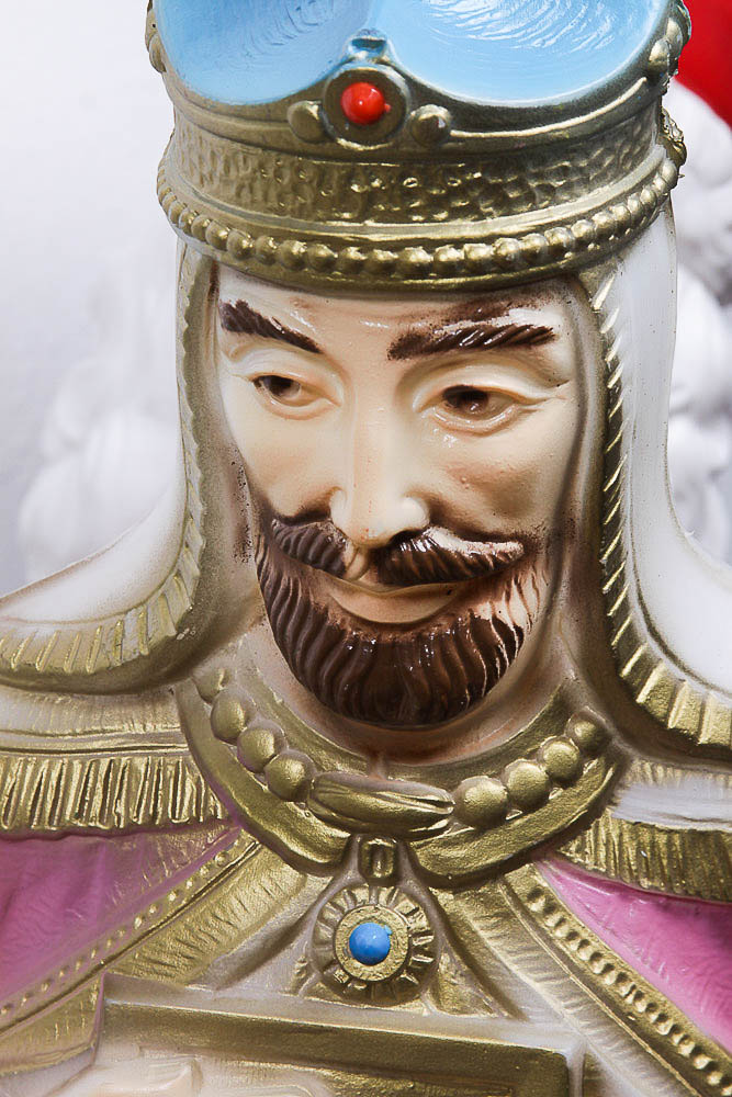 Large Outdoor Light-Up Plastic Nativity Scene