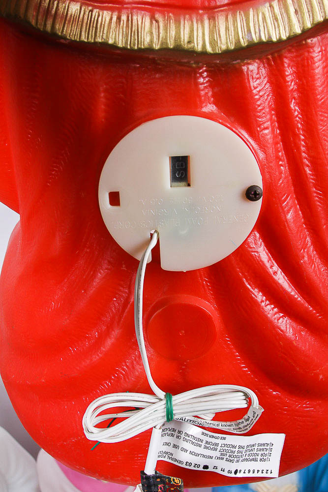 Large Outdoor Light-Up Plastic Nativity Scene