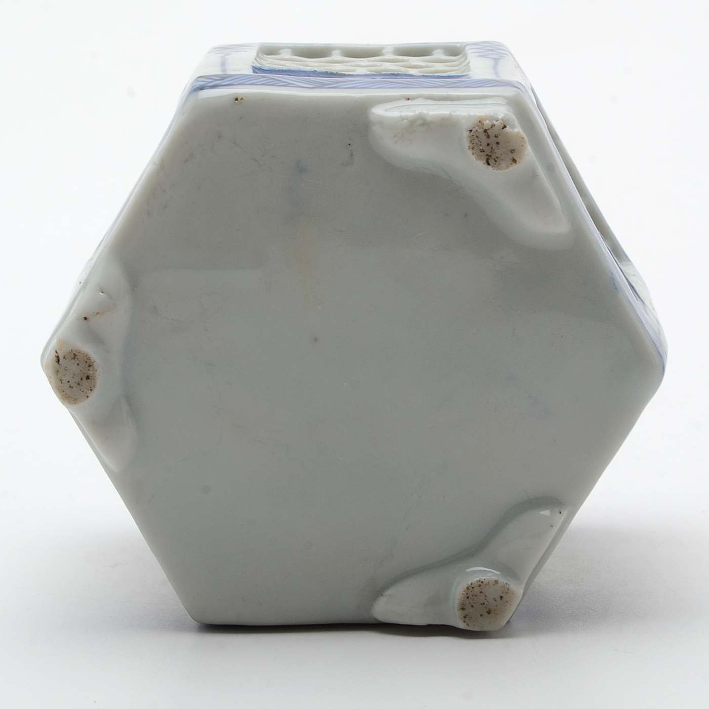 Early 20th Century Chinese Porcelain Hand-Painted Cricket Cage