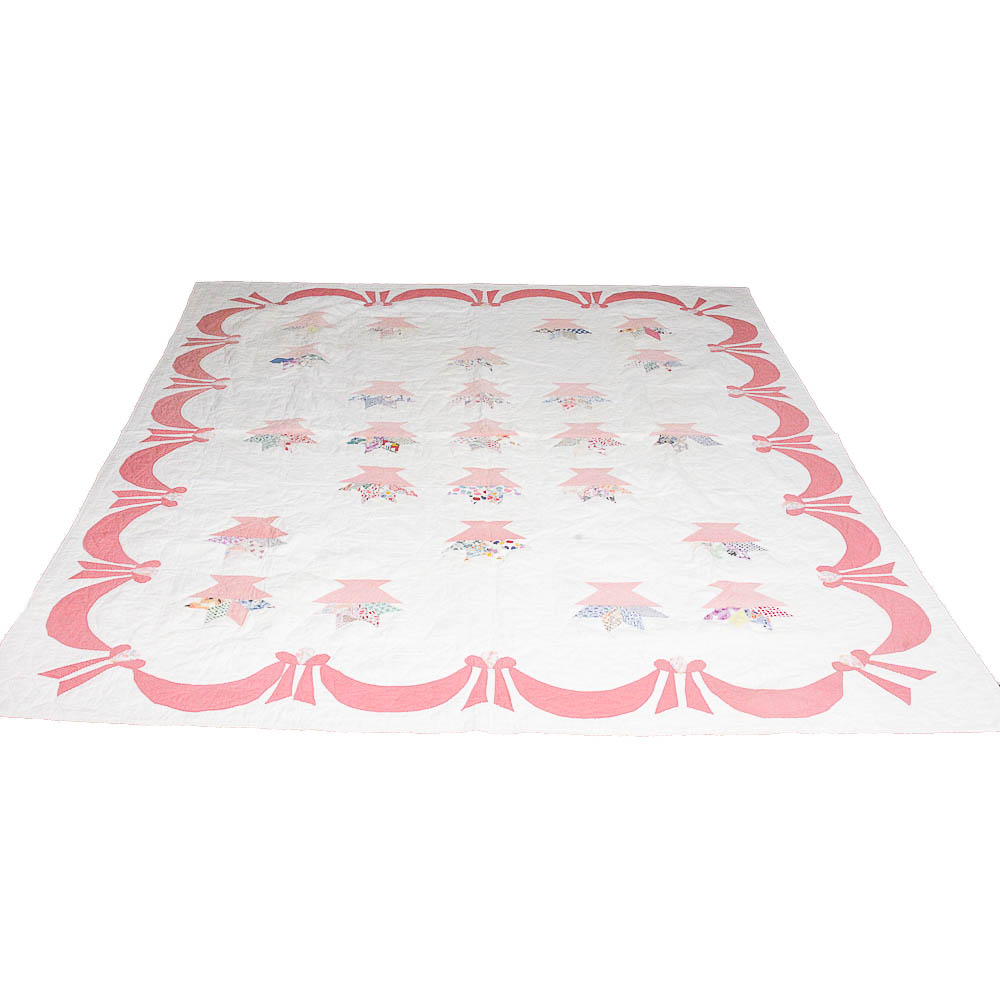 Vintage "Flower Basket" Quilt