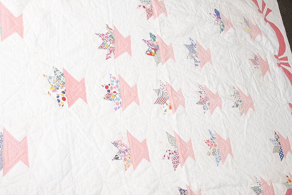 Vintage "Flower Basket" Quilt