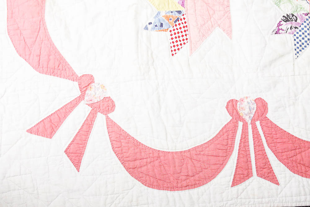 Vintage "Flower Basket" Quilt