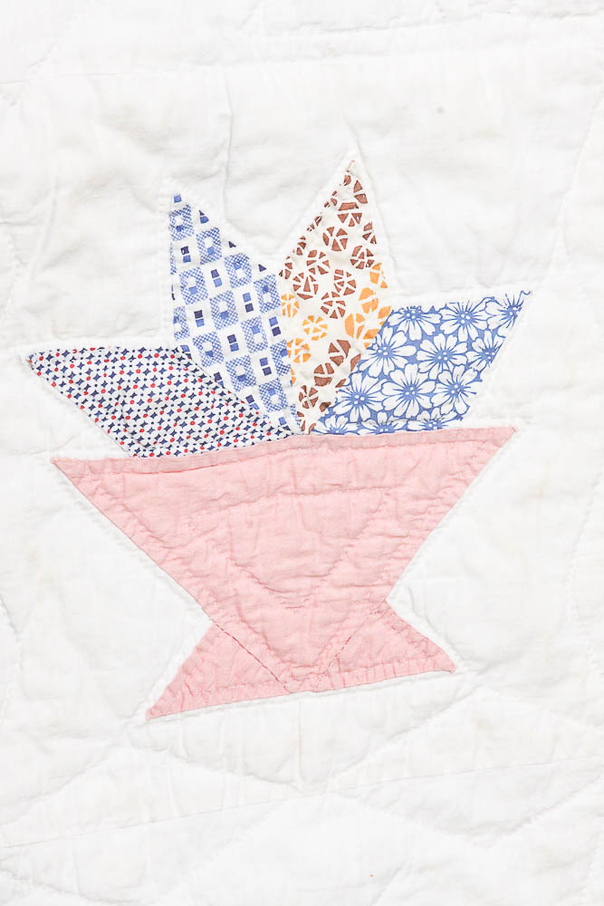 Vintage "Flower Basket" Quilt