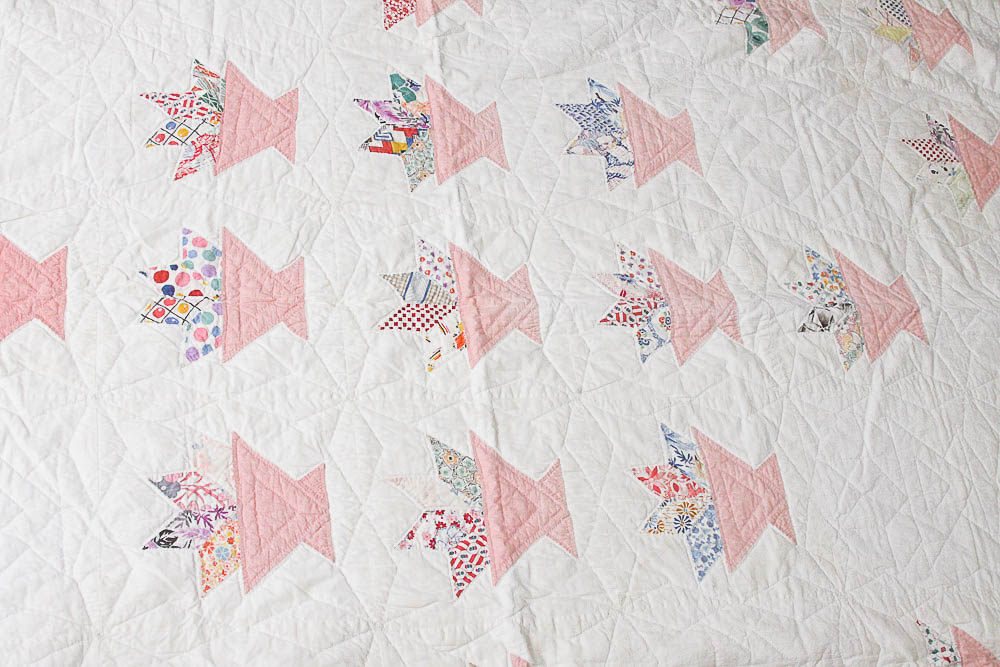 Vintage "Flower Basket" Quilt