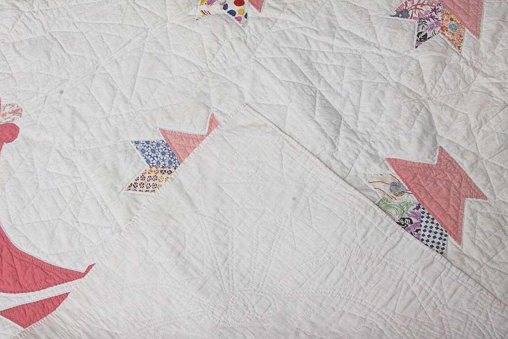 Vintage "Flower Basket" Quilt
