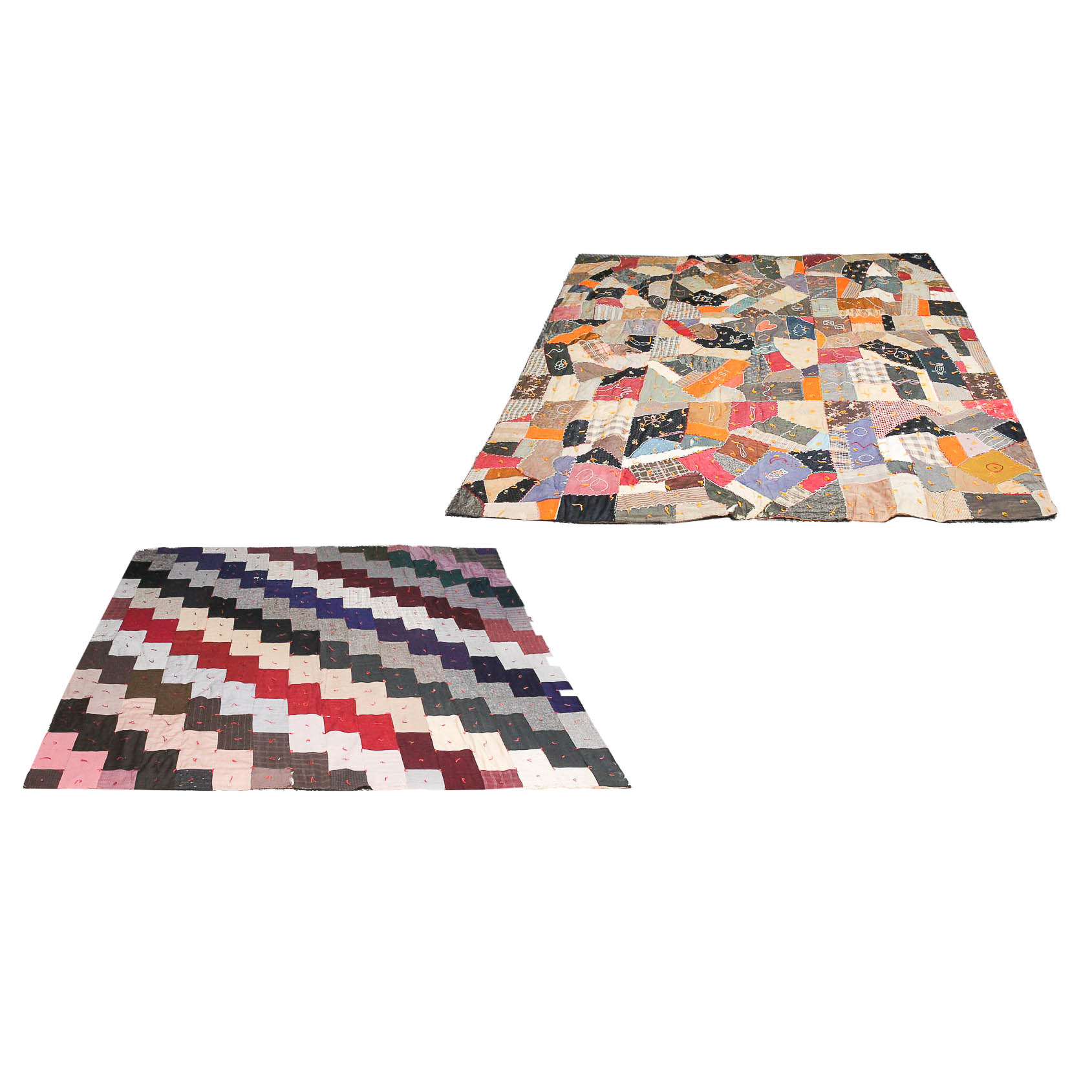 Two Vintage Patchwork Quilts