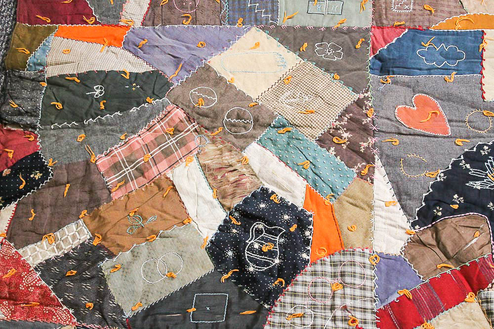 Two Vintage Patchwork Quilts