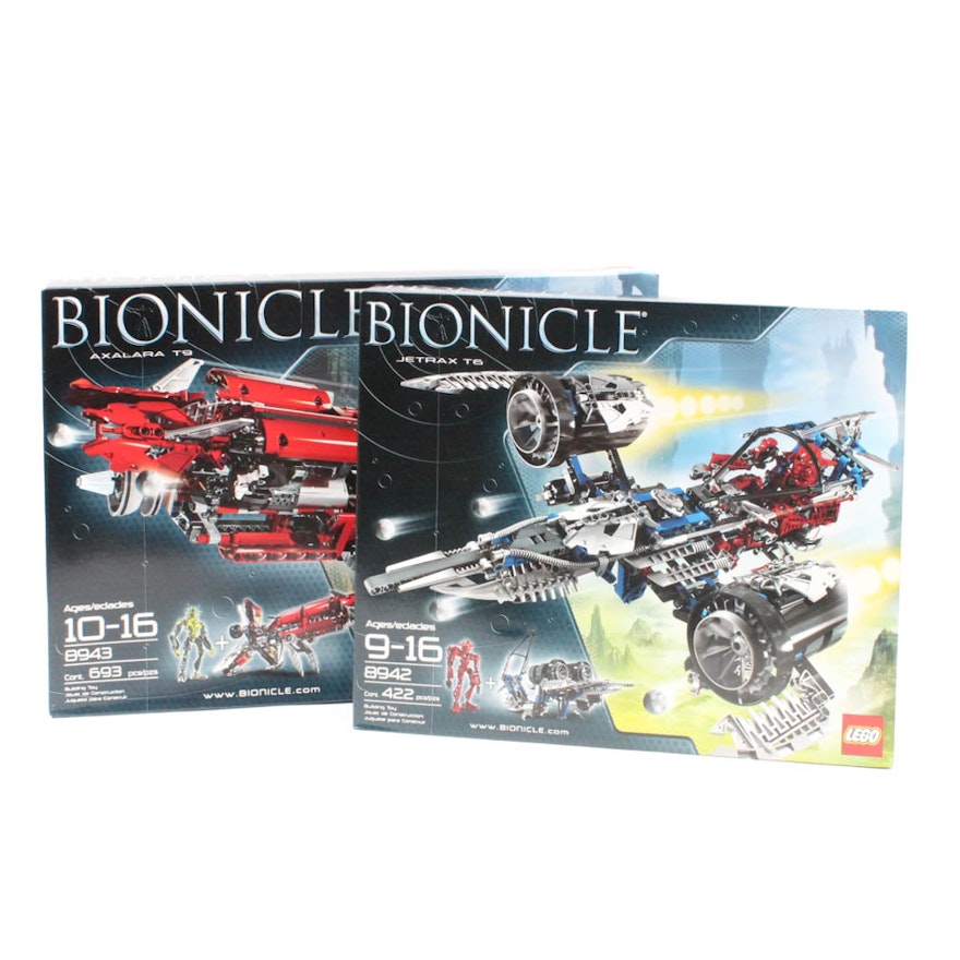 Lego "Bionicle" 8943 and 8942