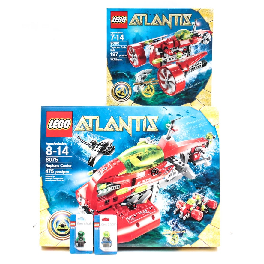 Lego "Atlantis" Sets 8075 and 8060