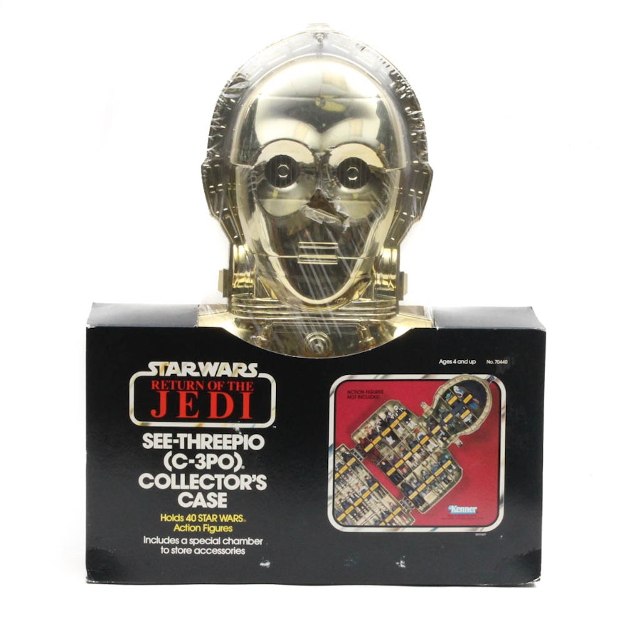 Vintage "Star War Return of the Jedi" See-Threepio C-3PO Collectors Case