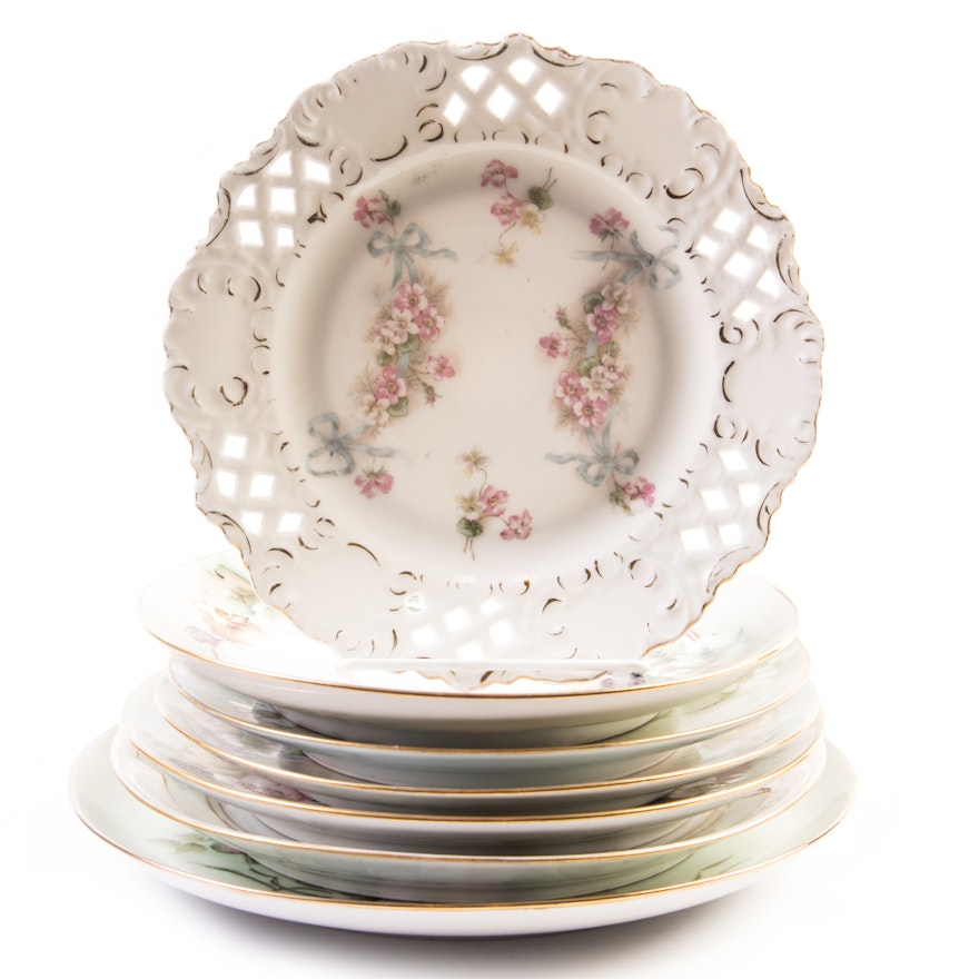 Decorative Hand Painted Porcelain Plates