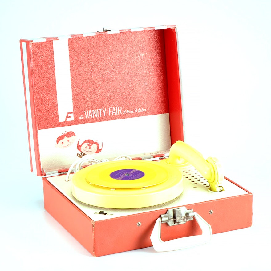 Vintage Vanity Fair "Music Maker" Toy Phonograph