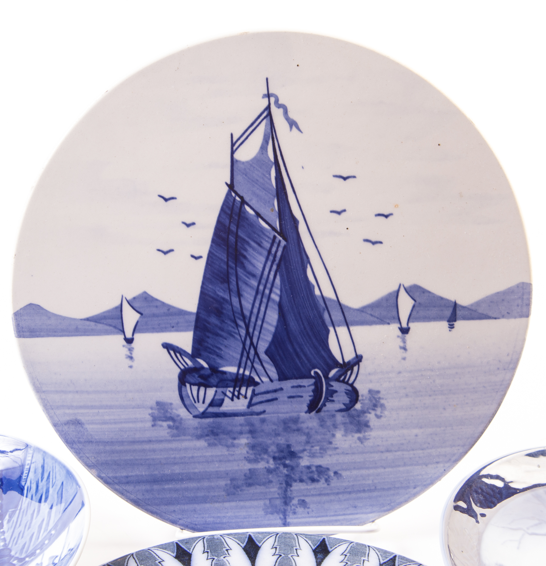 Blue and White Decorative Plates