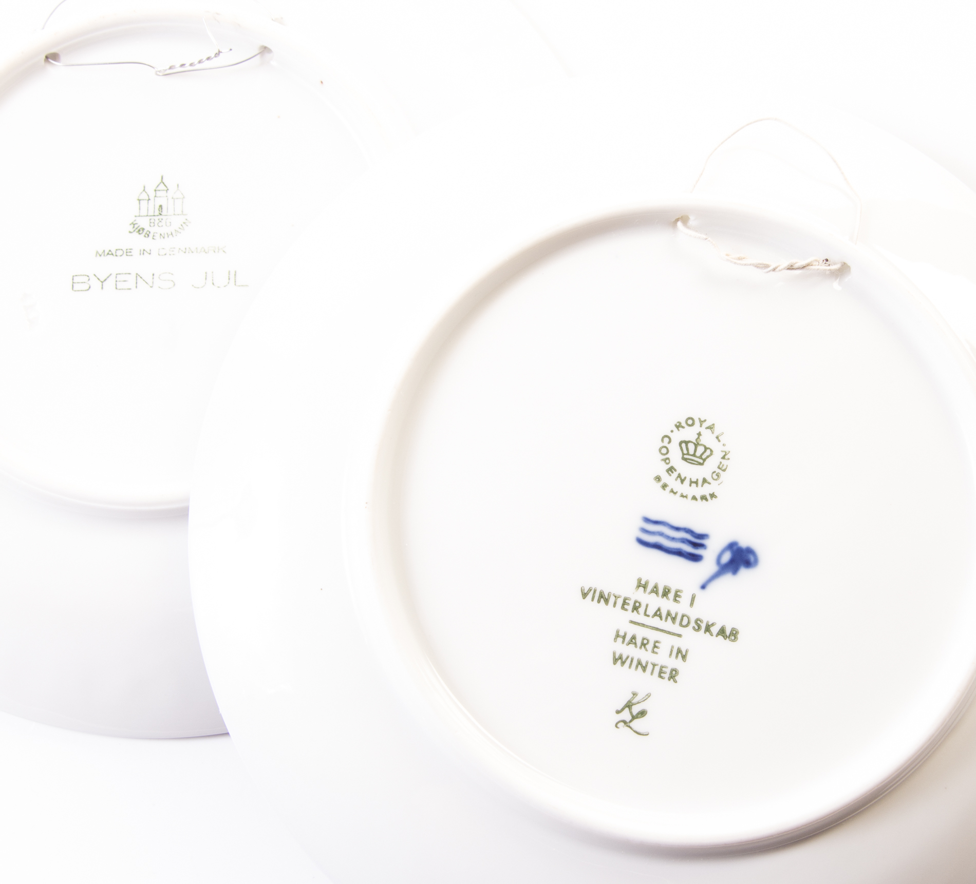 Blue and White Decorative Plates