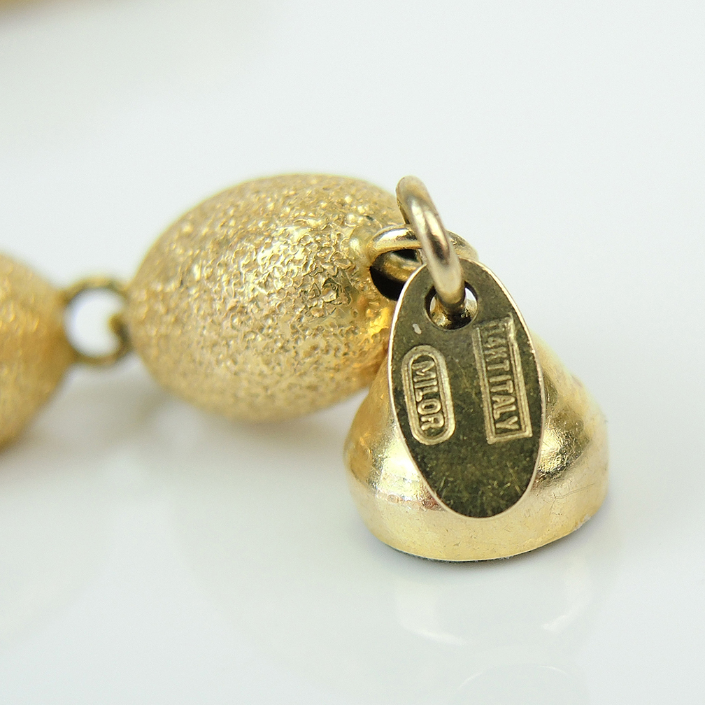 14K Yellow Gold Italian Milor Bracelet