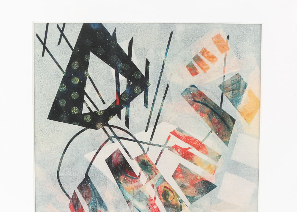 Susan Lackey Abstract Offset Lithograph
