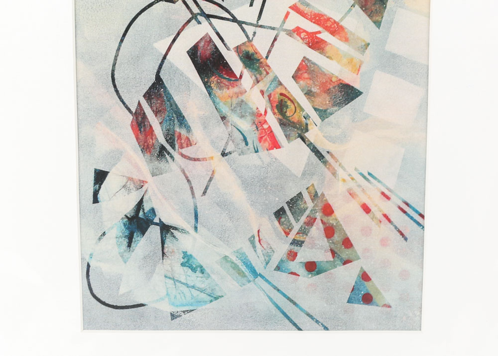 Susan Lackey Abstract Offset Lithograph