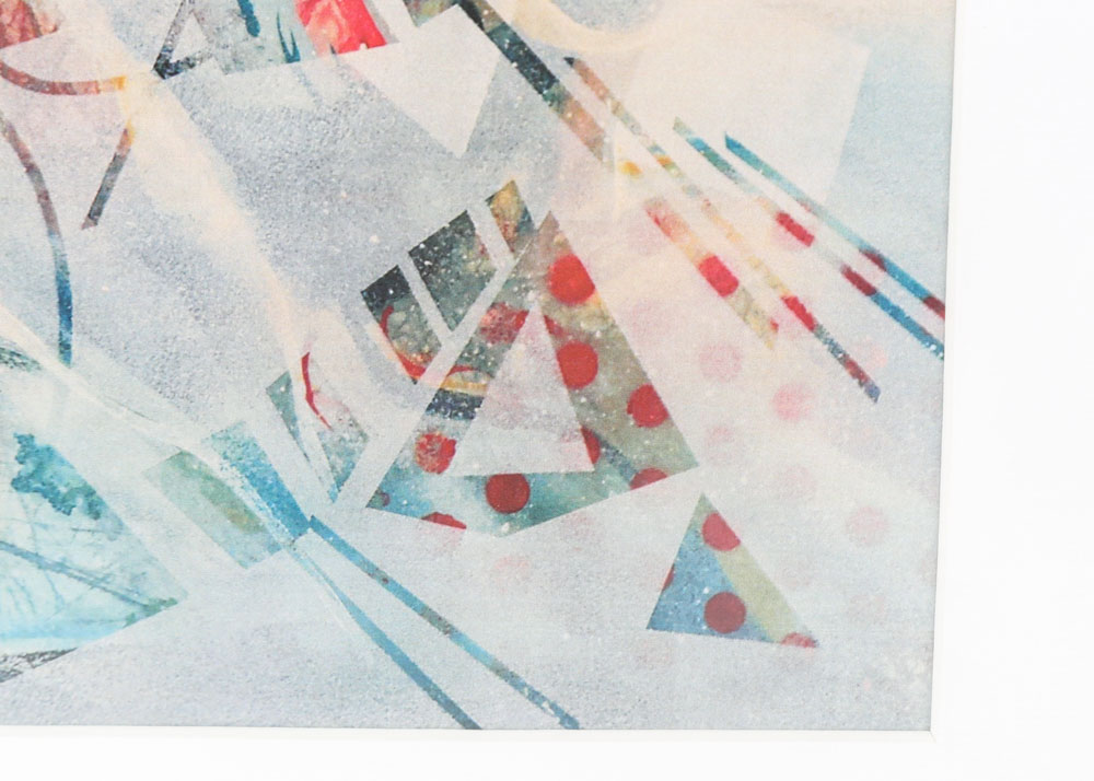Susan Lackey Abstract Offset Lithograph