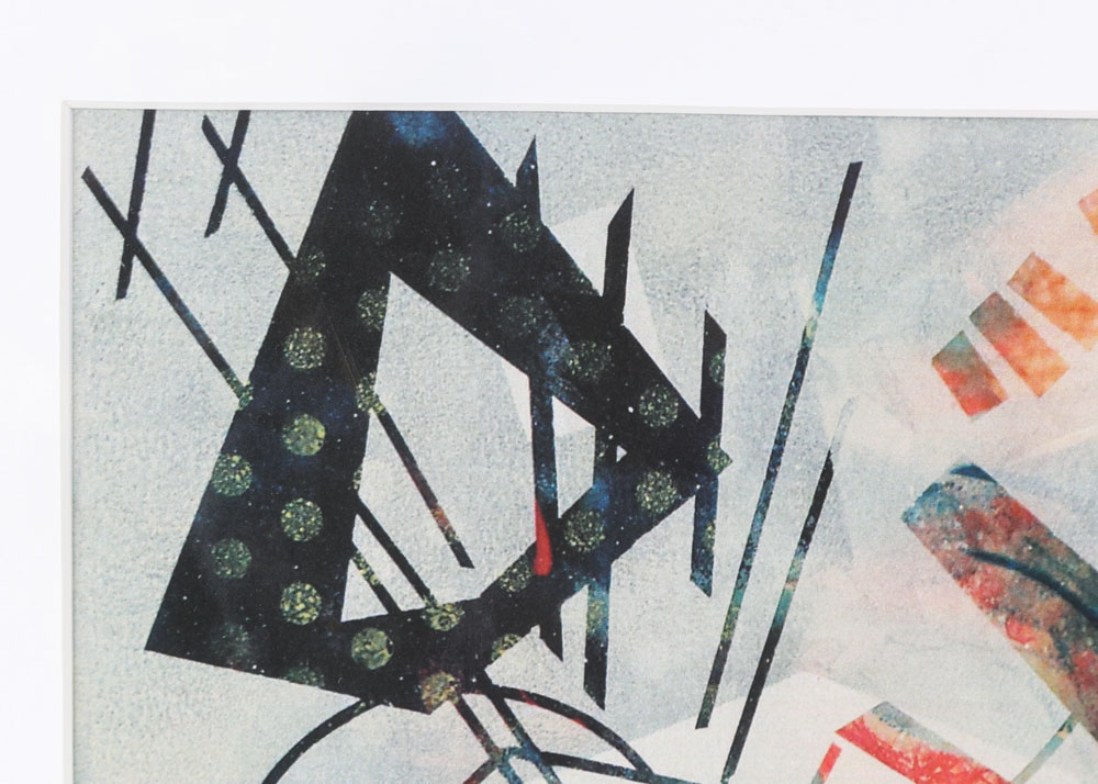 Susan Lackey Abstract Offset Lithograph