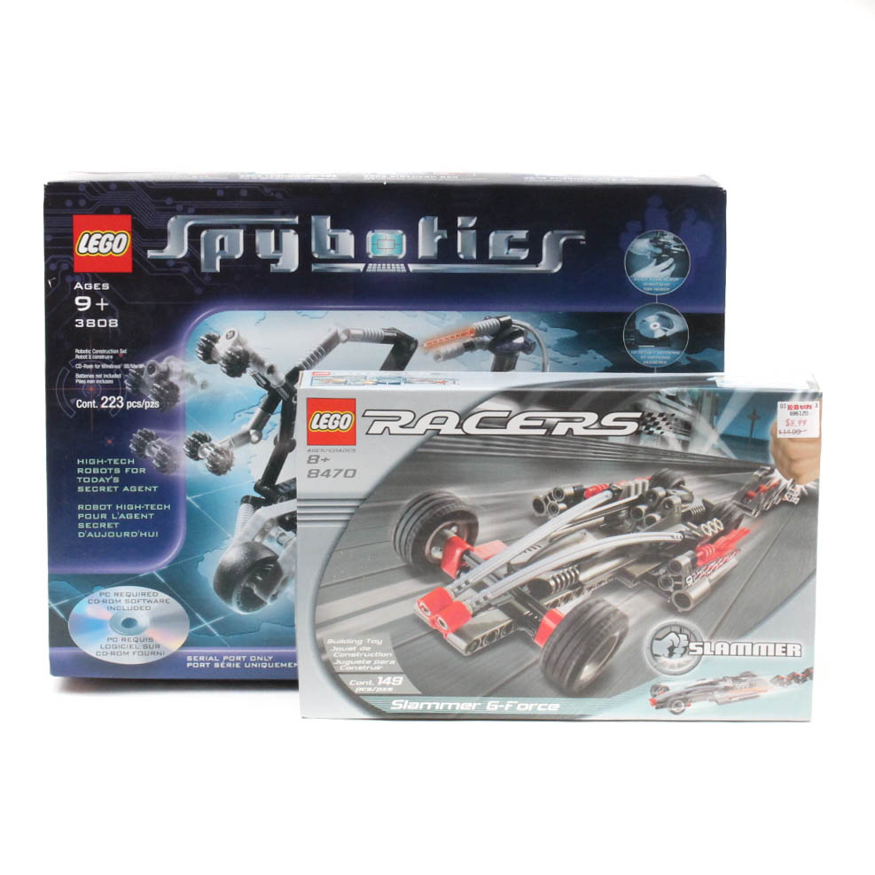 Lego Racers and Spybotics Building Sets