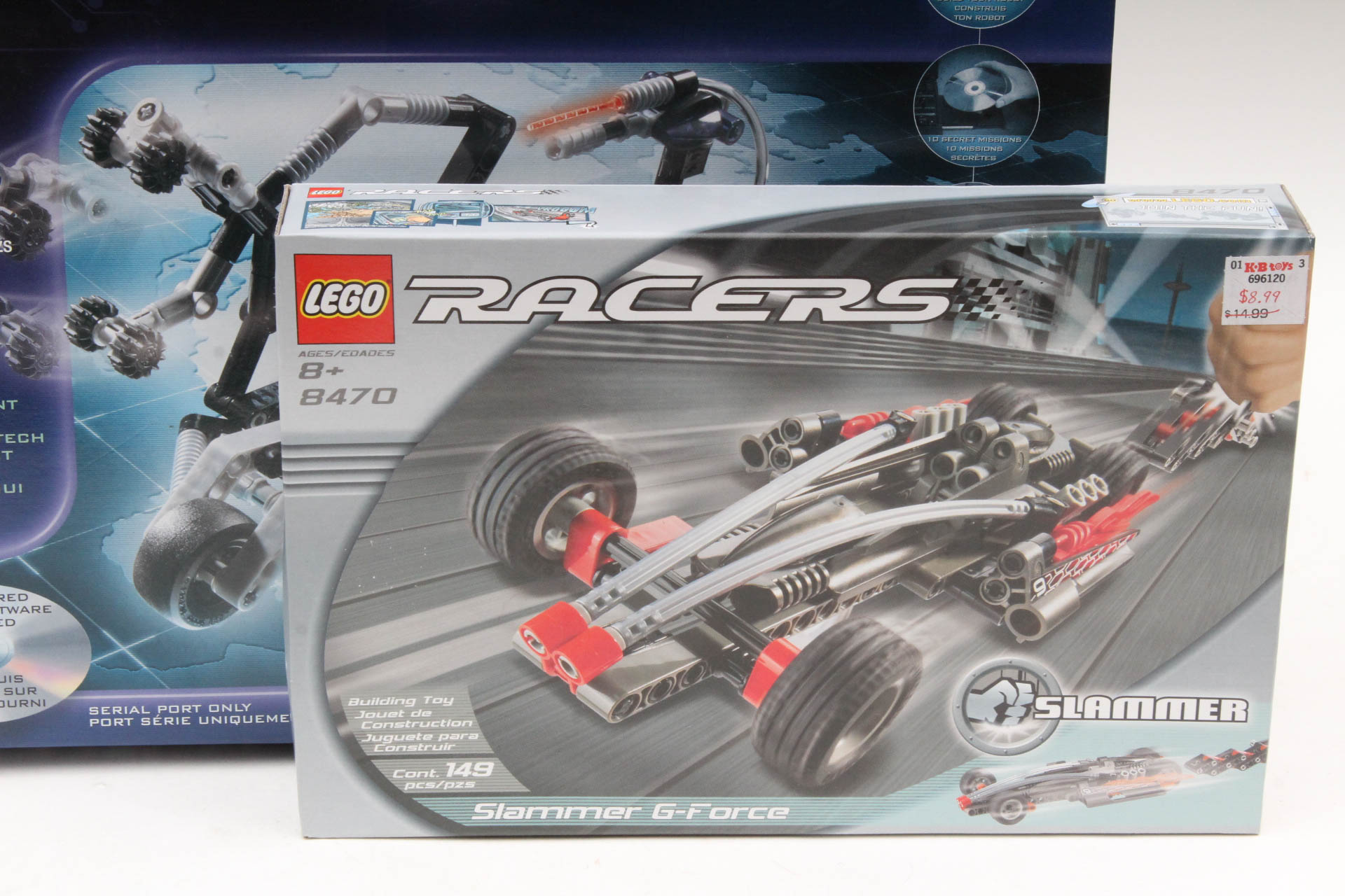 Lego Racers and Spybotics Building Sets