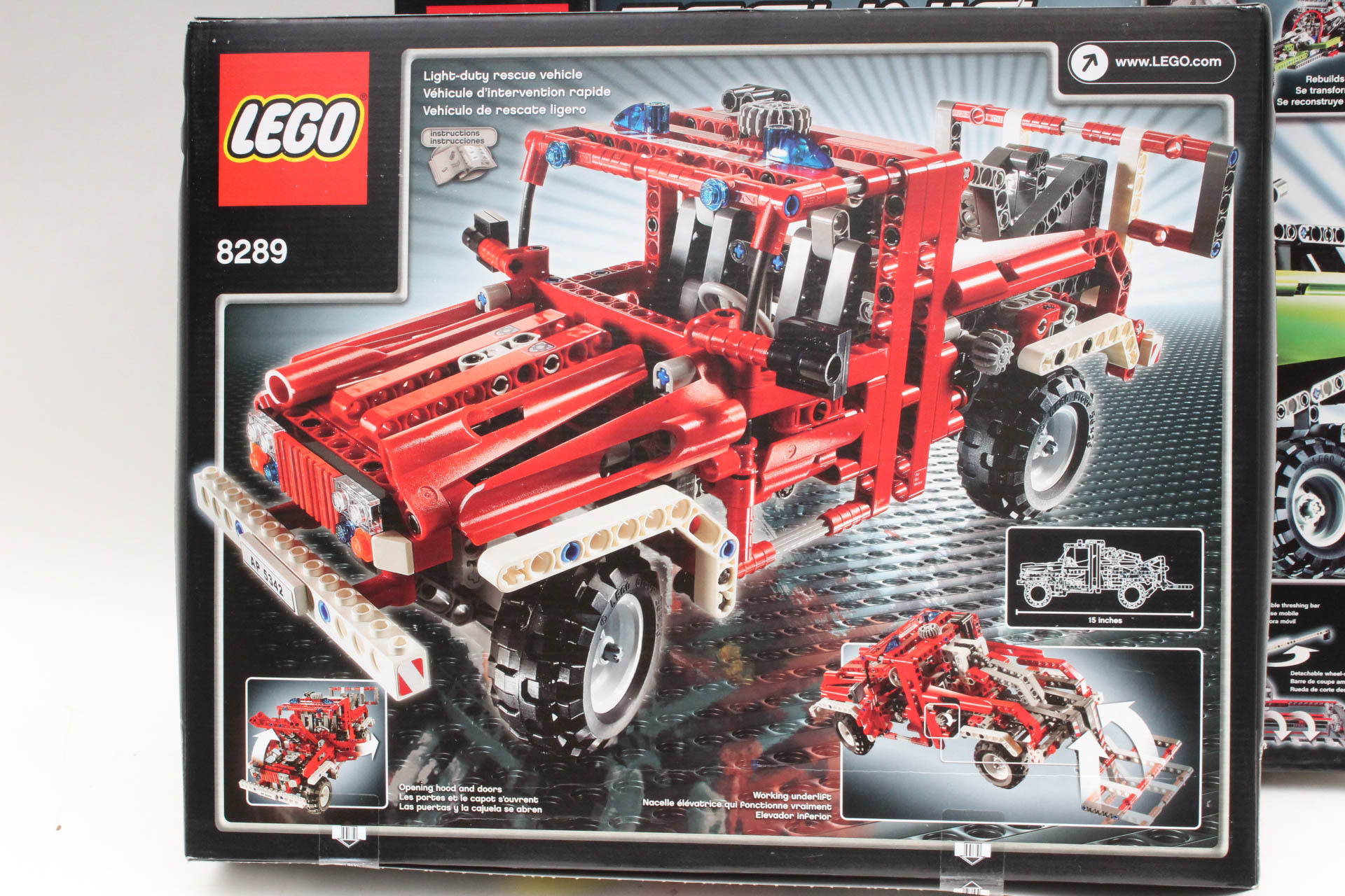 Lego Technic Combine Harvester and Firetruck