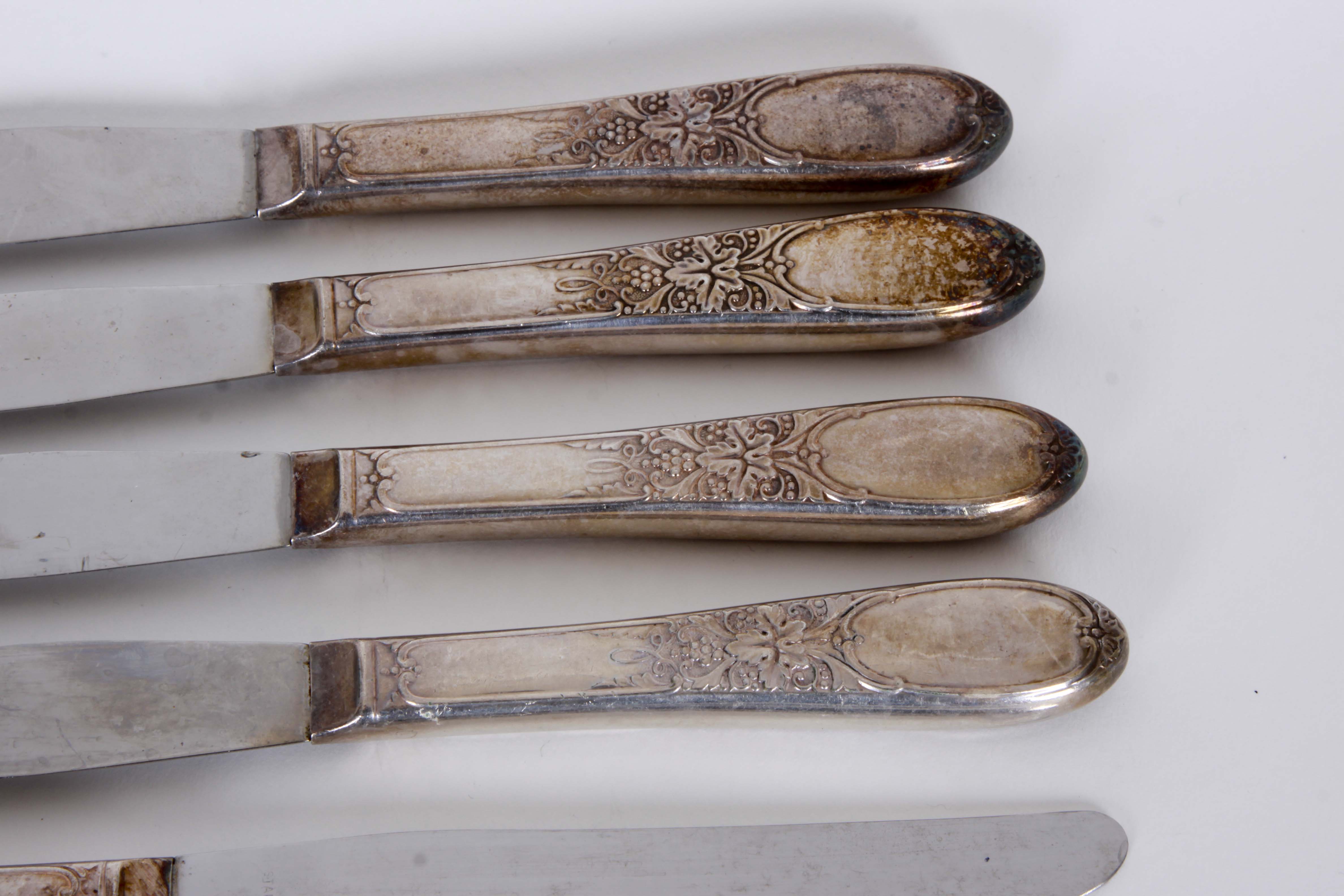 Vintage Wm. Rogers Plated Silver Flatware Set