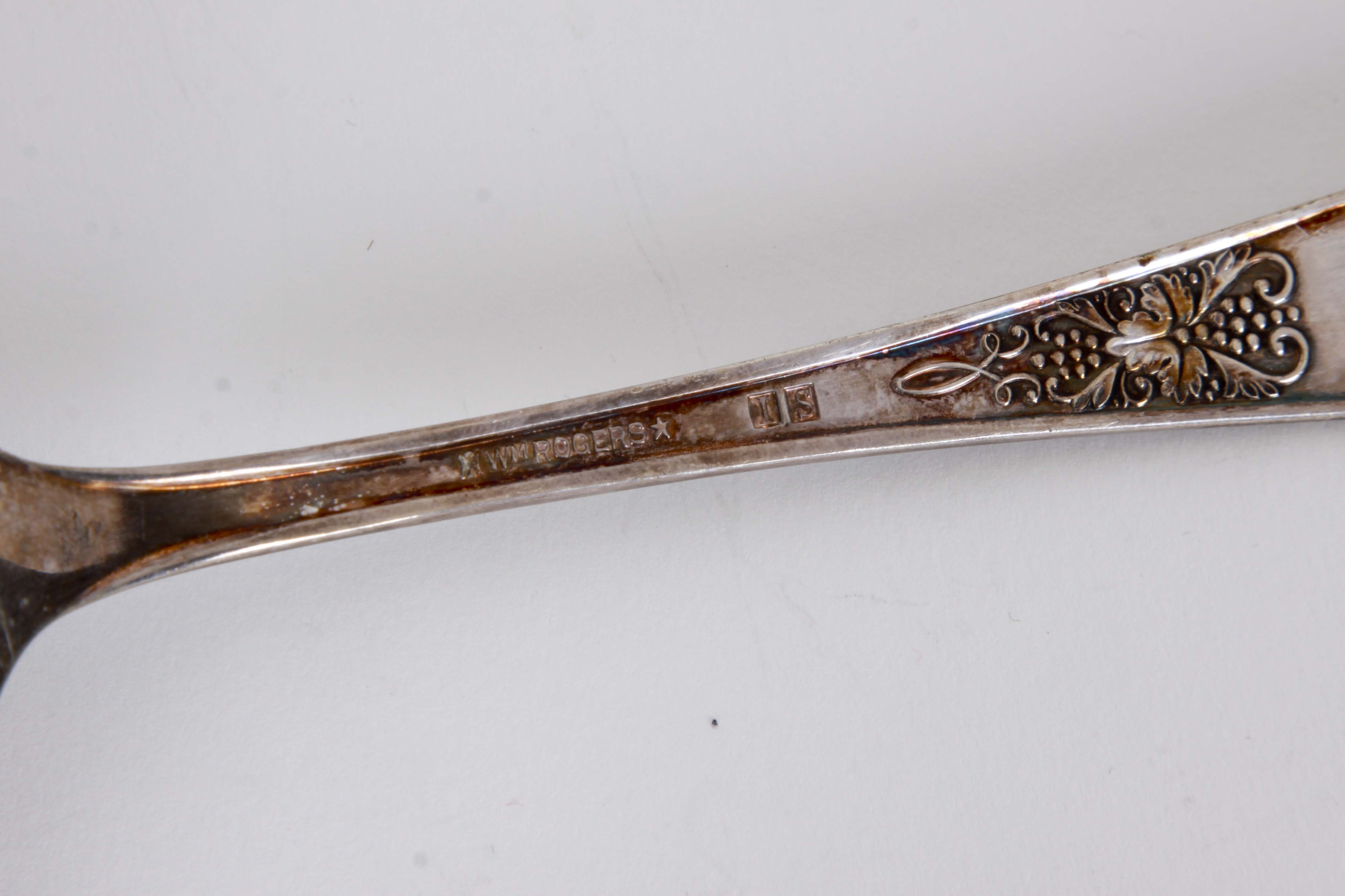 Vintage Wm. Rogers Plated Silver Flatware Set