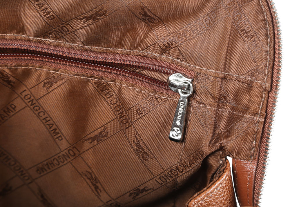 Longchamp Pebble Leather Handbag