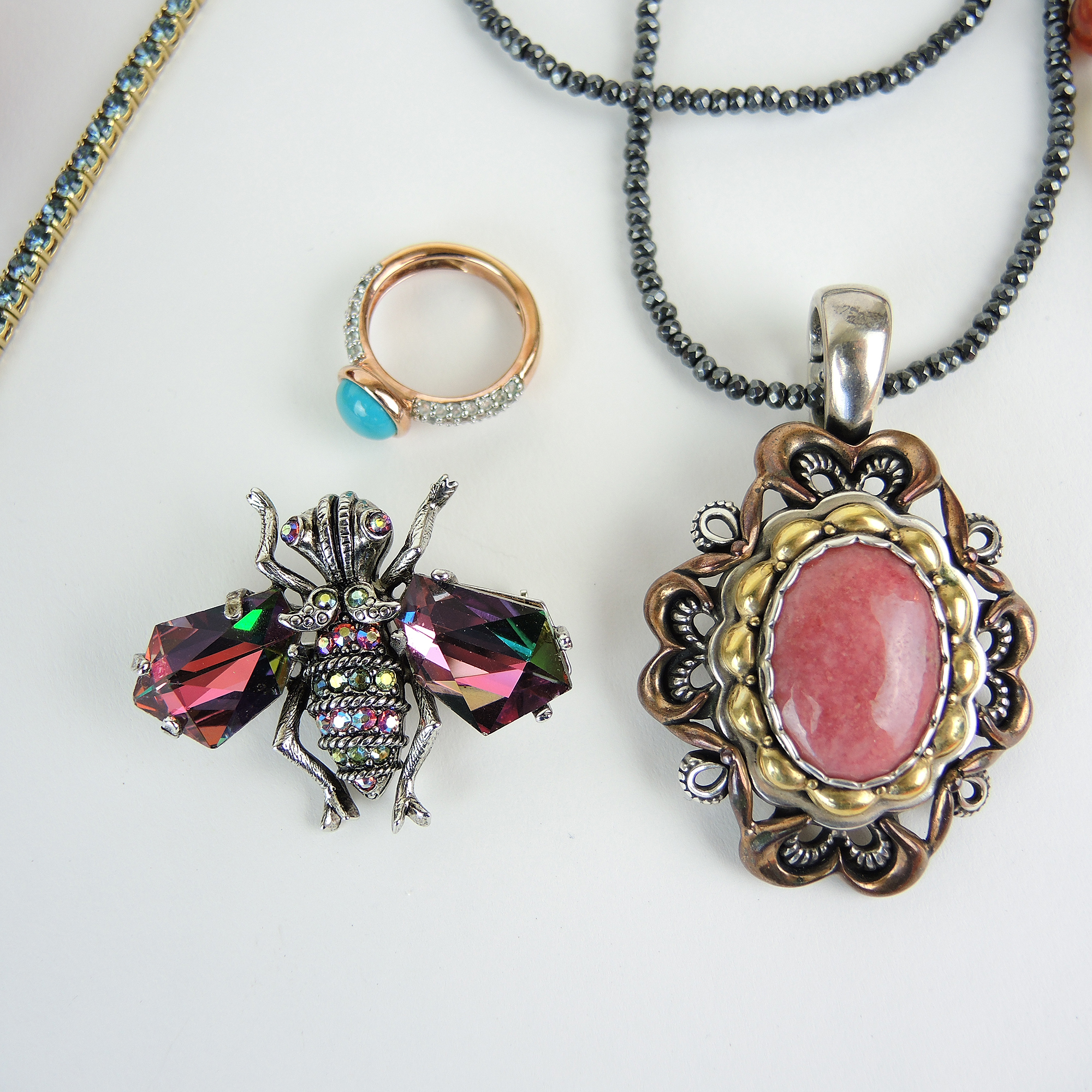 Generous Collection of Beaded and Rhinestone Costume Jewelry