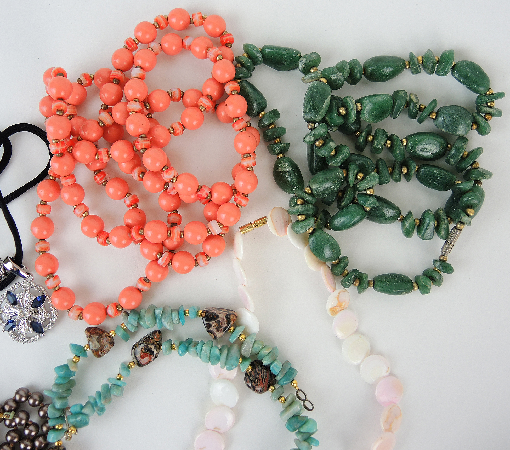 Generous Collection of Beaded and Rhinestone Costume Jewelry