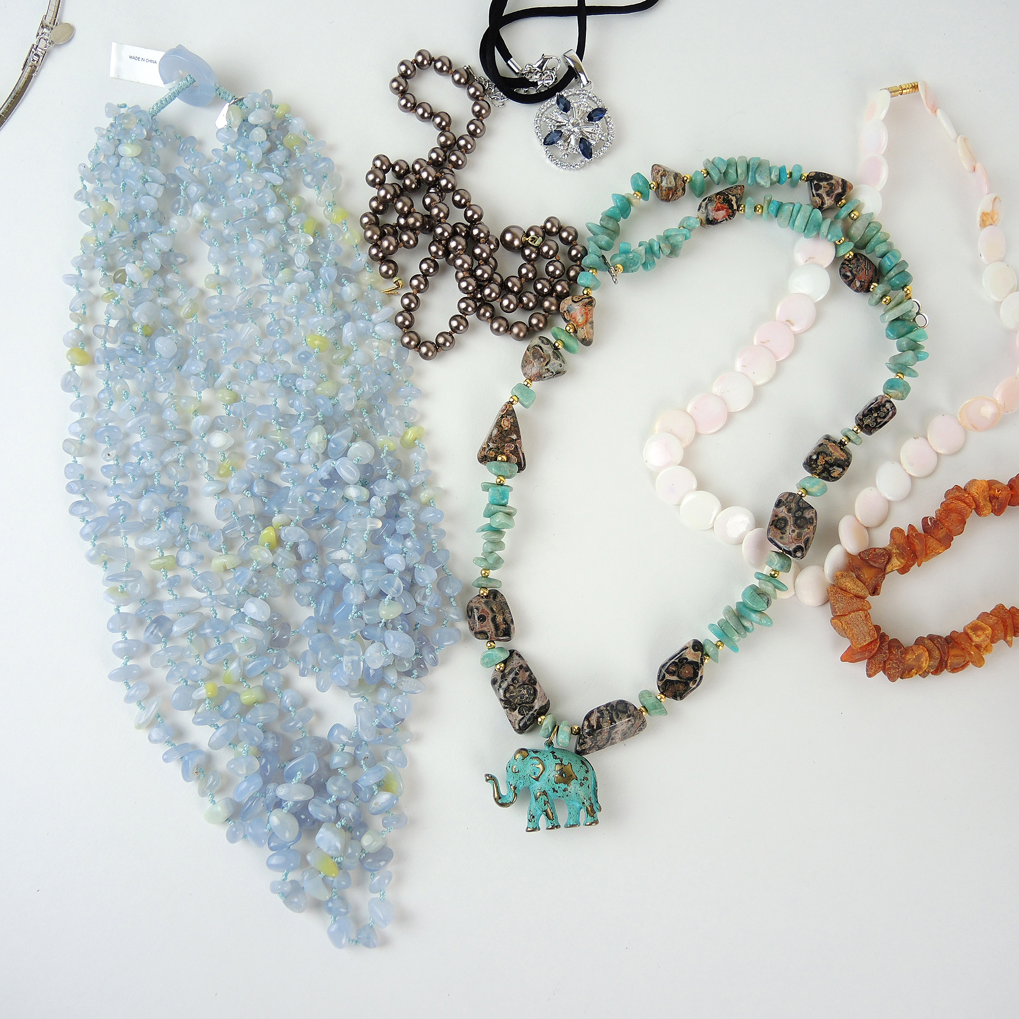 Generous Collection of Beaded and Rhinestone Costume Jewelry