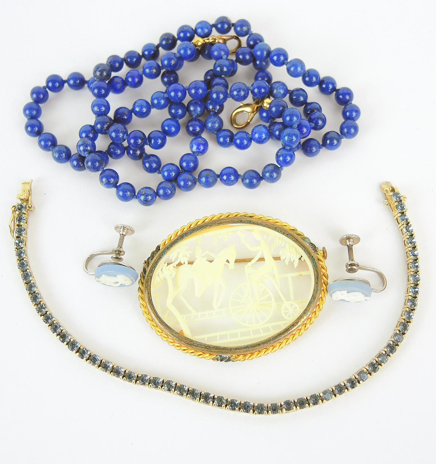 Generous Collection of Beaded and Rhinestone Costume Jewelry