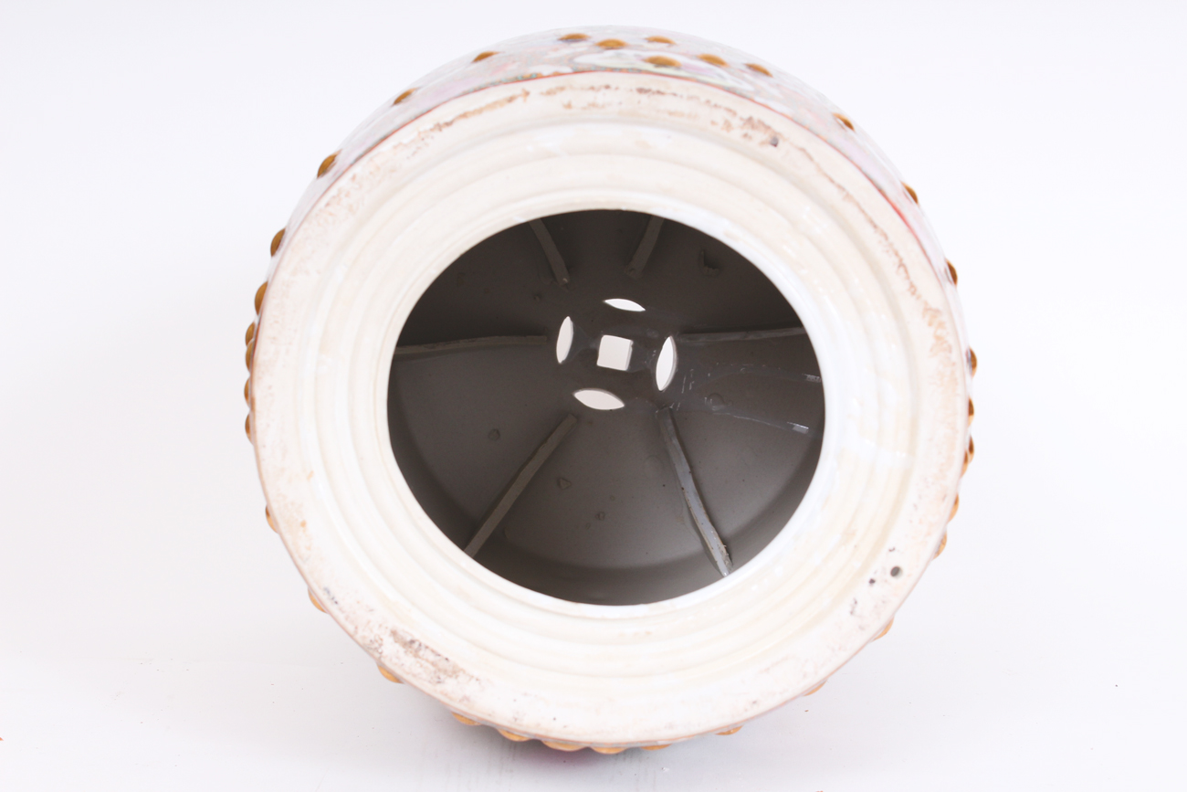 Asian Inspired Ceramic Garden Stool