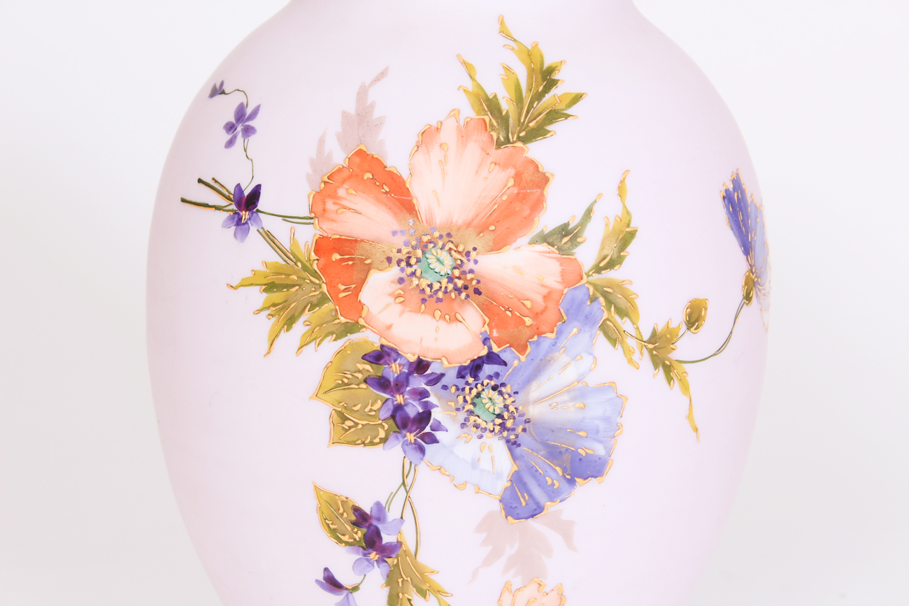 Hand-Painted Austrian Vase