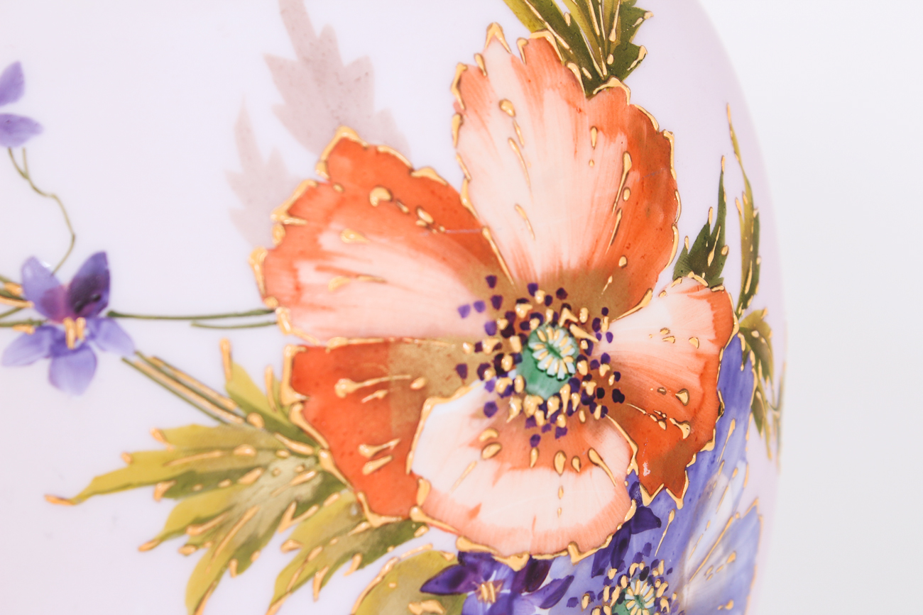 Hand-Painted Austrian Vase