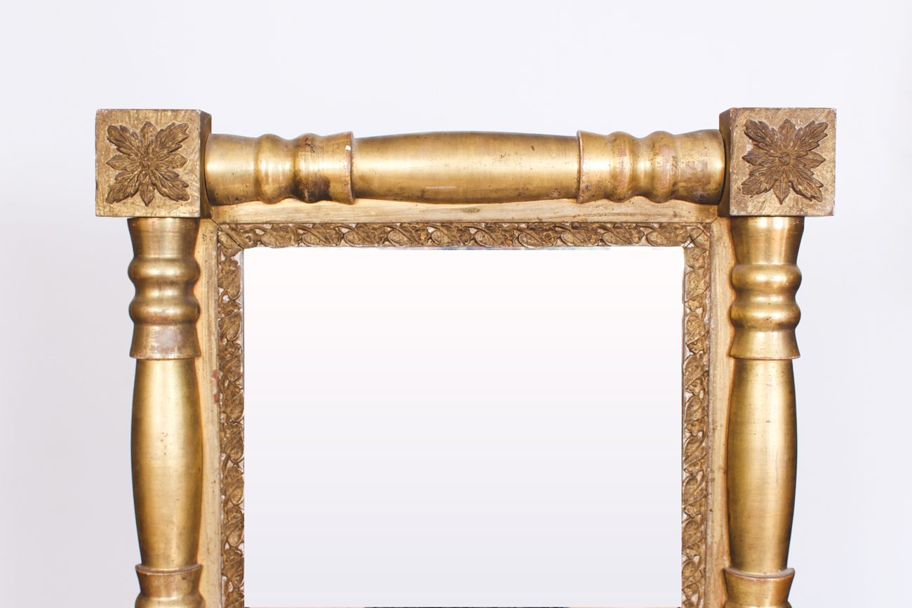 Gold Gilt Wooden Framed Mirror