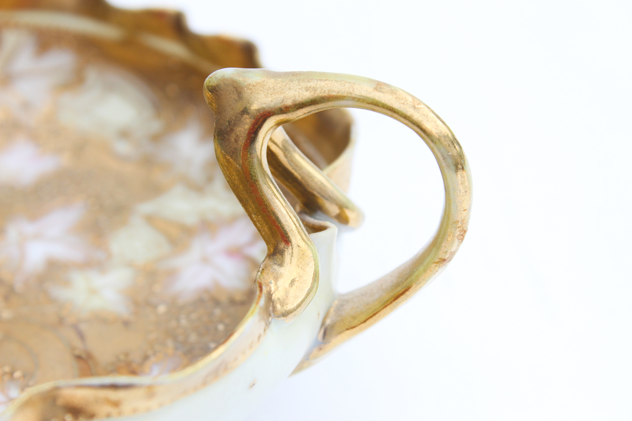 Pair of Hand-painted Nippon Dishes