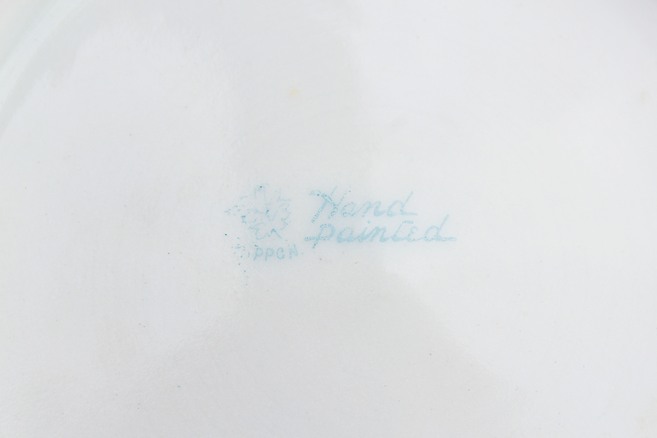 Pair of Hand-painted Nippon Dishes