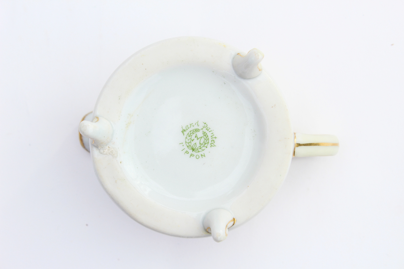 Pair of Hand-painted Nippon Dishes